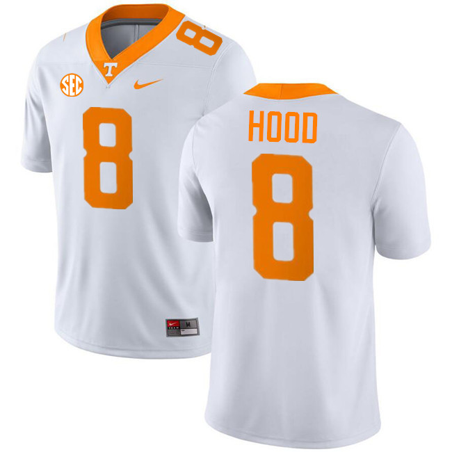 #8 Colton Hood UT Vols Jerseys,Tennessee Volunteers College Football Jerseys Stitched-White